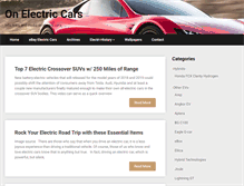 Tablet Screenshot of onelectriccars.com